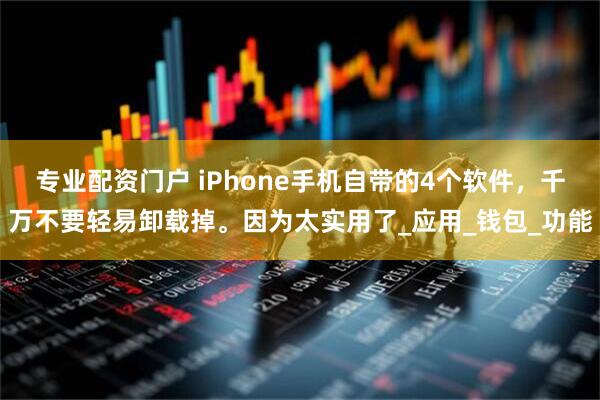 专业配资门户 iPhone手机自带的4个软件，千万不要轻易卸载掉。因为太实用了_应用_钱包_功能