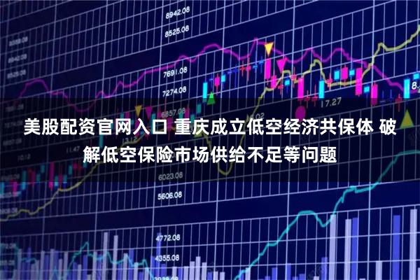 美股配资官网入口 重庆成立低空经济共保体 破解低空保险市场供给不足等问题